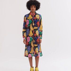 Lazy Oaf Lucky 7 Shirt Dress - Size 2